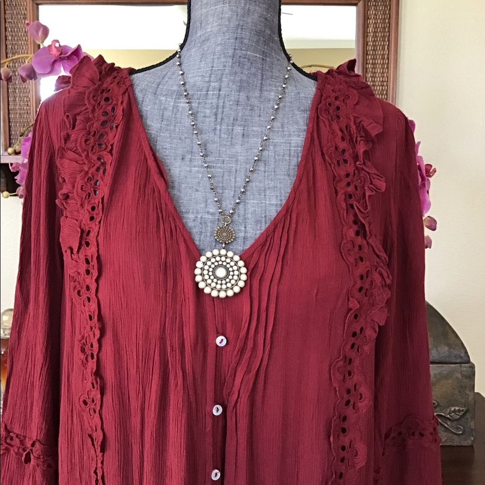 Free People Snow Angel Mini Dress.  NWT. - Picture 8 of 8